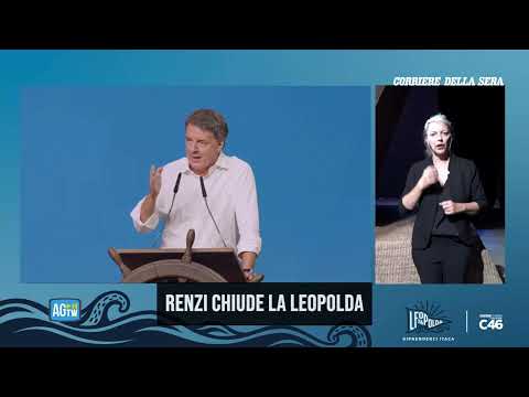 Renzi chiude la Leopolda