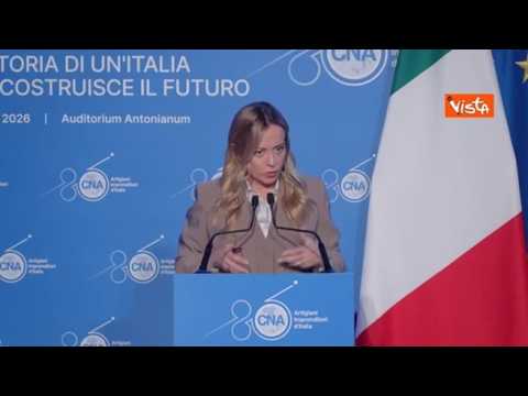 Meloni alla Cna: «Nella lettera a von der Leyen ho chiesto che l’Ue valuti l’impatto dell’inflazi…